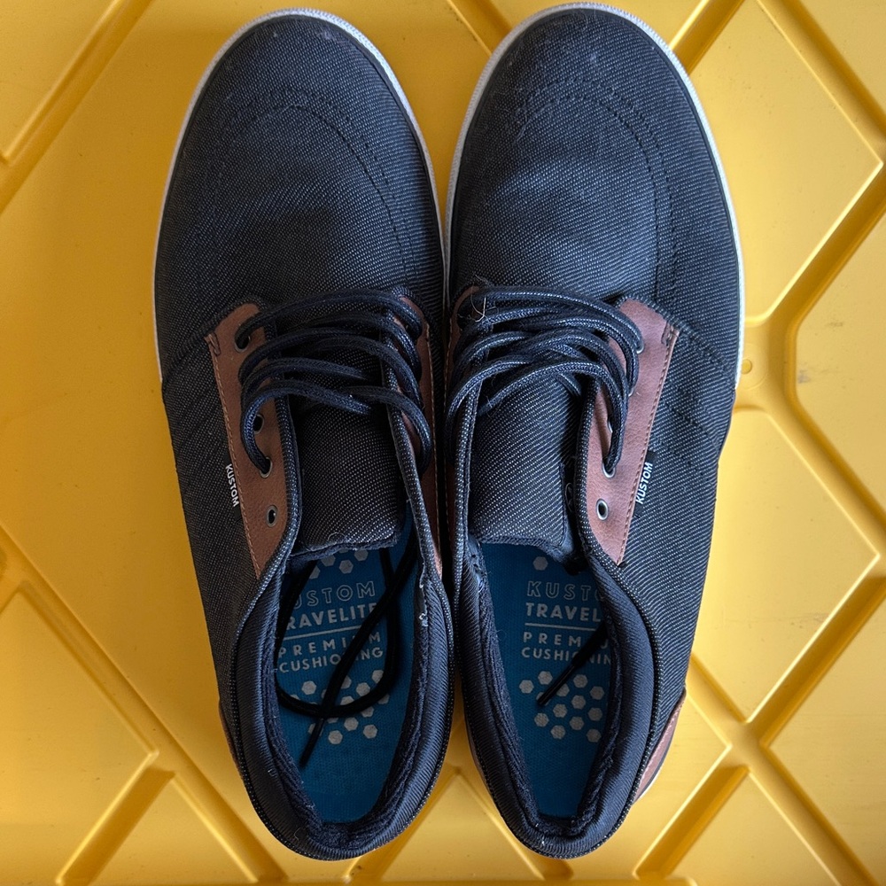 Men's Black and Brown Sneakers
